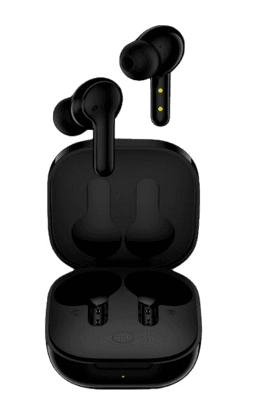 Boompods Bassline Compact TWS In-Ear – mit Ladecase, Schwarz, BT 5.0