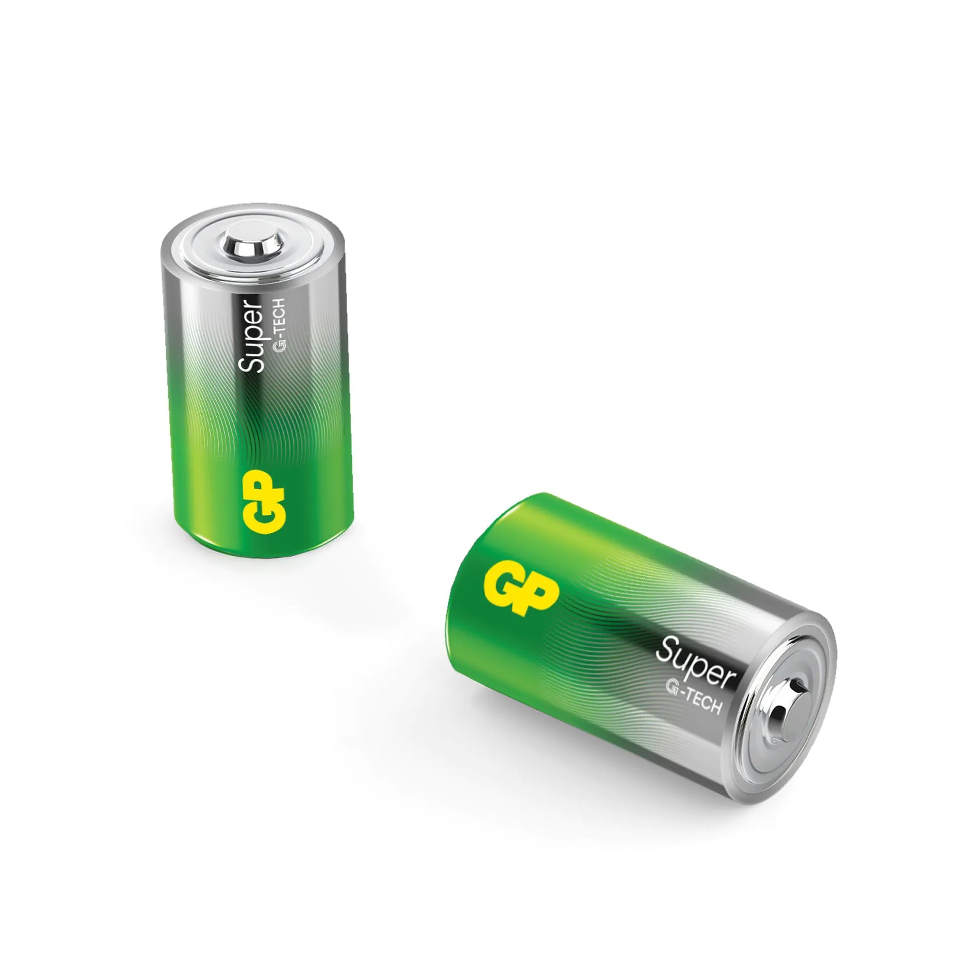 GP Batteries D Batterien – Alkaline, 1,5 V – 2 Stk.