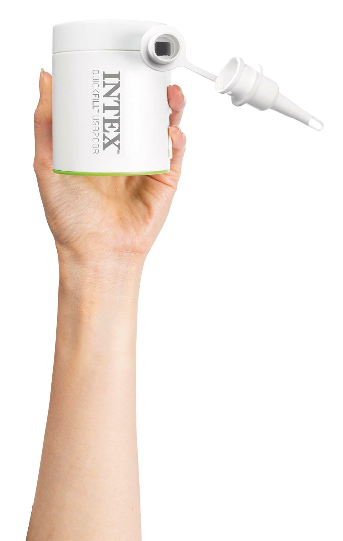 Intex Quick-Fill USB200 Akku-Luftpumpe – 5 V – 200 l/min – 2,0 Ah Akku, USB-Ladeport