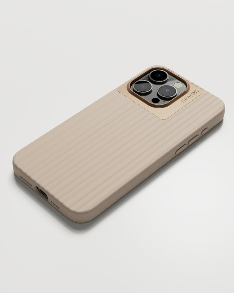 Nudient – Backcover – für Apple iPhone 15 Pro Max – Clay Beige – PC