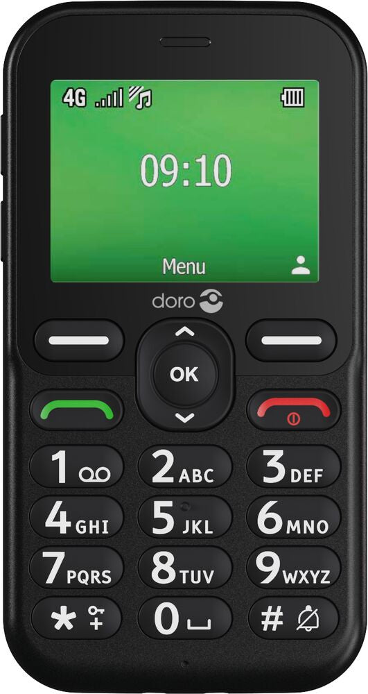 Doro Leva E10 – 2,4" – Schwarz