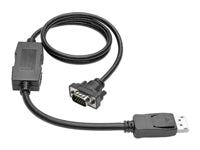 Tripp Lite P581-003-VGA-V2 Kabel DisplayPort zu VGA – 1920 × 1080, 0,91 m, DisplayPort 1.2, Aktiv, Schwarz