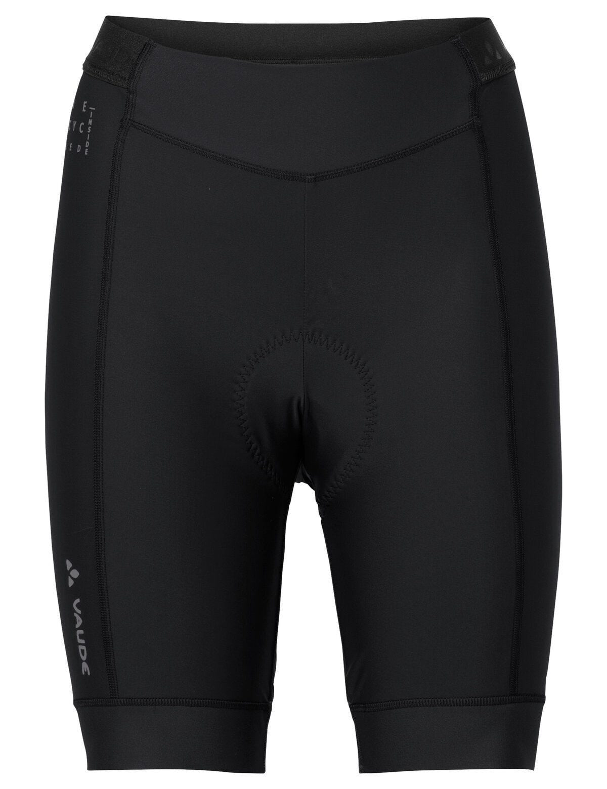 Vaude – Velohose Posta – Gr. 34 – Schwarz, 78% Polyamid (recycelt), 22% Elasthan, kurz