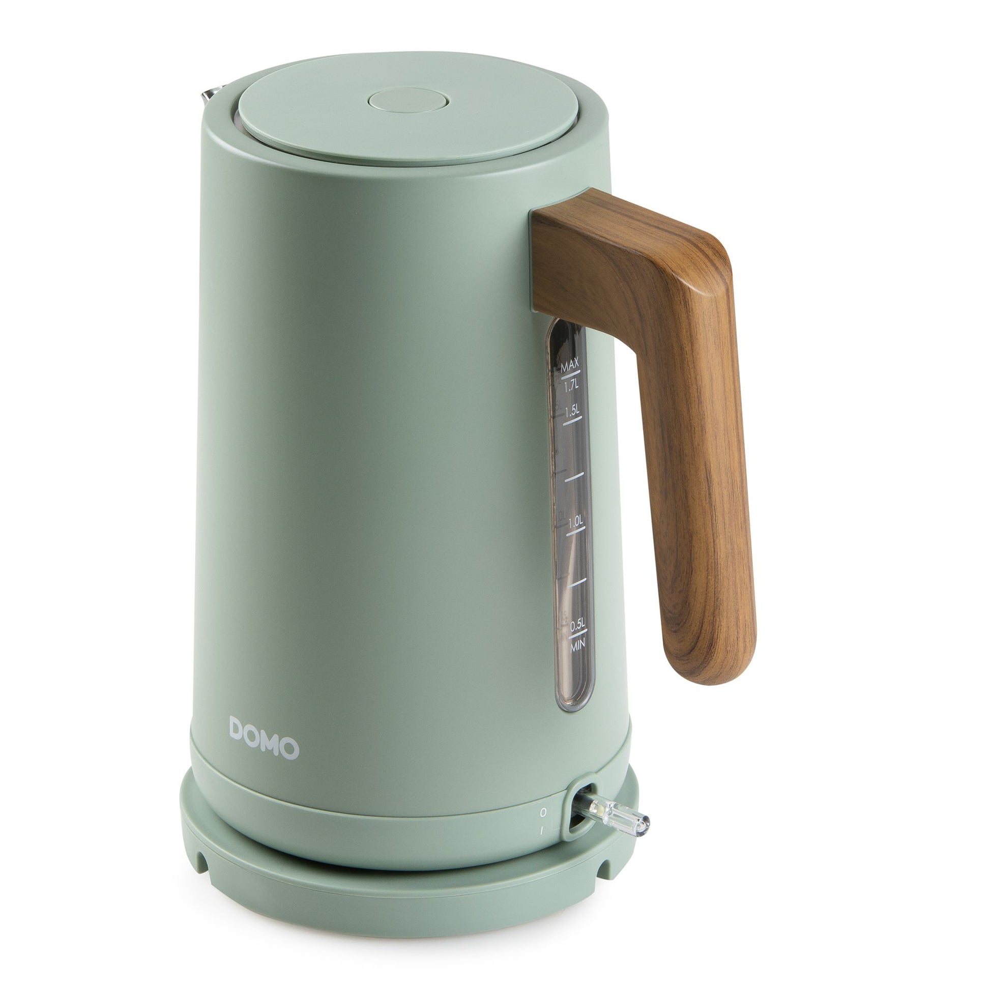 Domo Wasserkocher – 1,7 l, Kunststoff, Salbei, DO9282WK