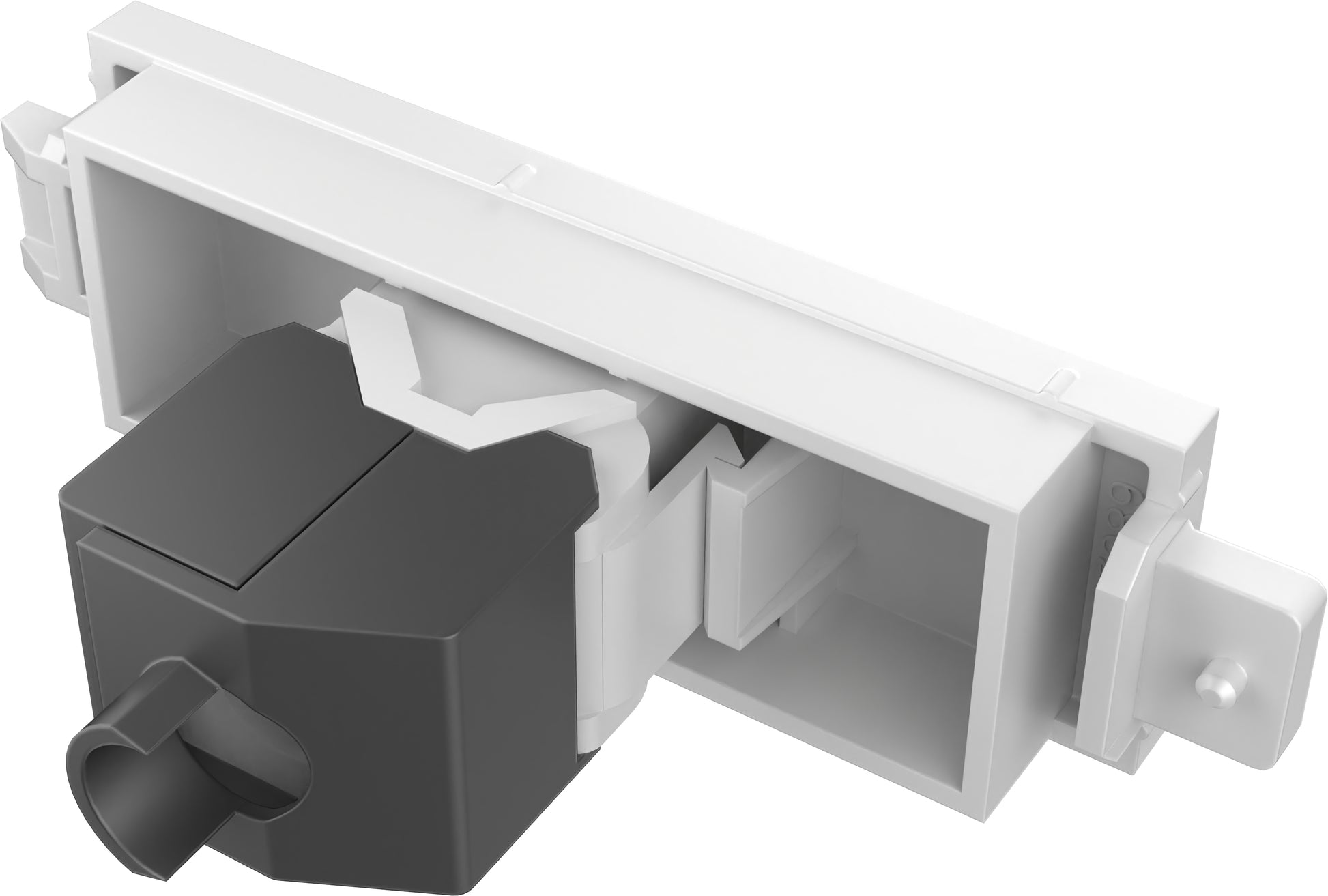 Vision TC3 – RJ-45-Kupplung, Cat6a, 1× RJ-45 (weiblich), Weiss, 1er-Pack