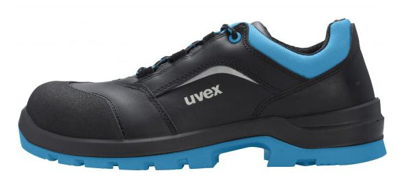 Uvex 2 xenova Sicherheits-Halbschuhe S3 SRC – Schwarz/Blau – Grösse 47