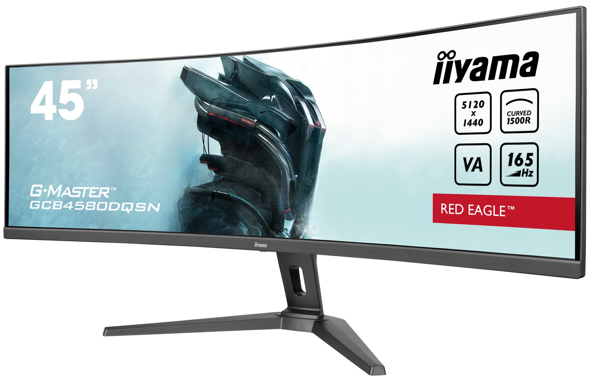 iiyama G-Master – Monitor, 44,5", 5120 × 1440, VA, 450 cd/m², Gebogen