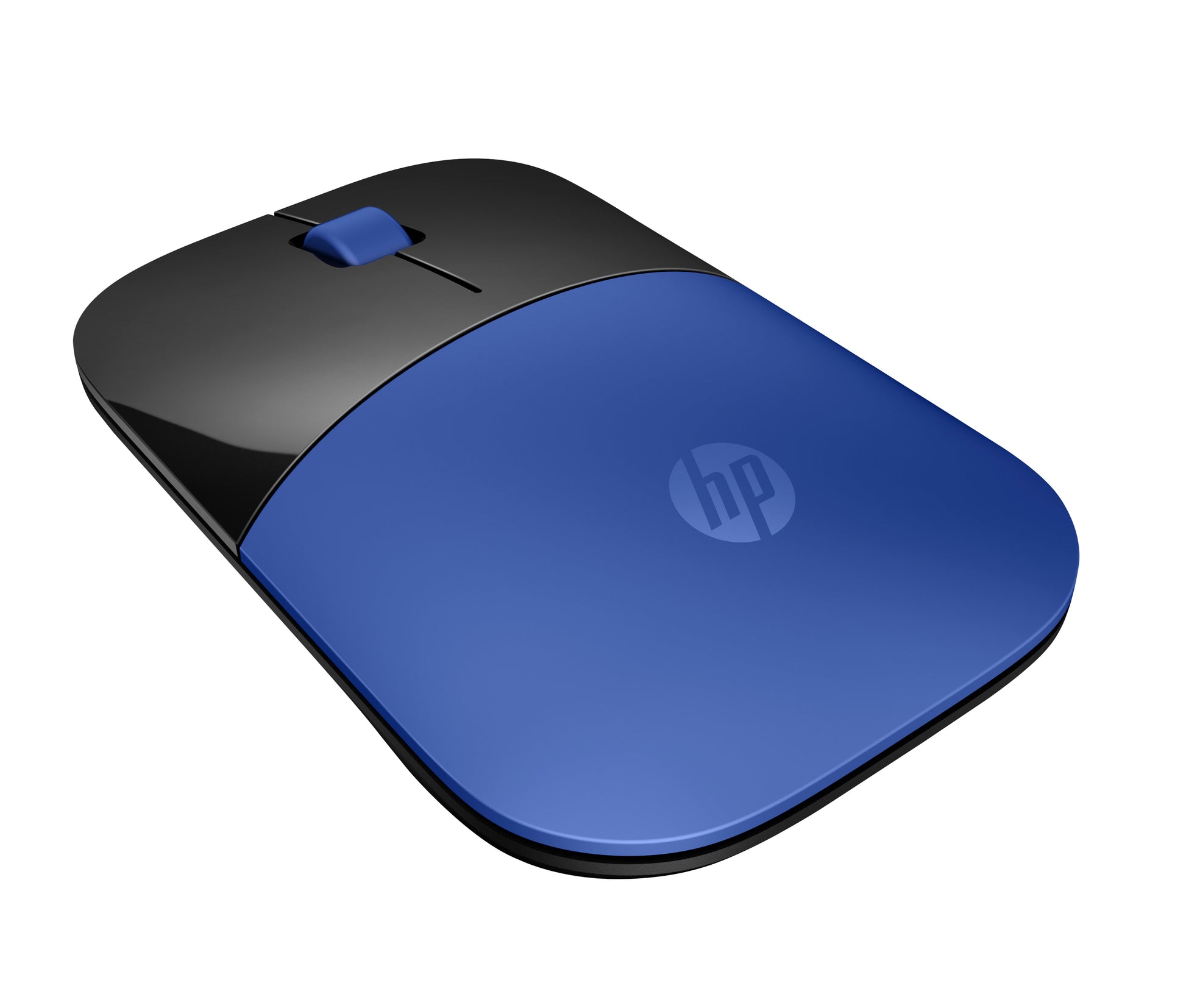 HP Z3700 – Maus – Kabellos (2,4 GHz), 1200 DPI, beidhändig, Schwarz, Blau