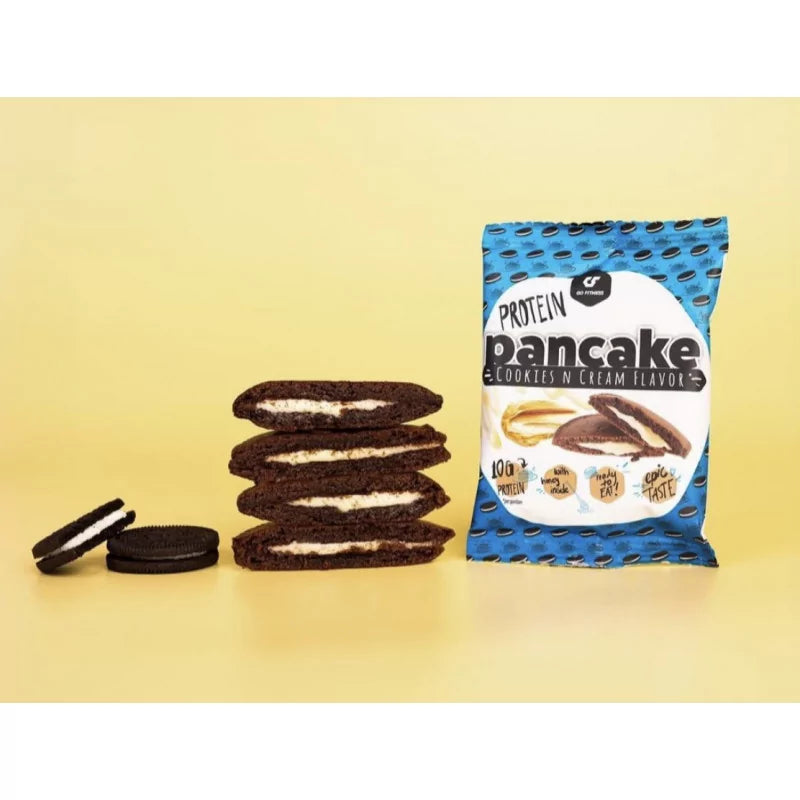 Go Fitness GoFitness Nutrition Protein-Pfannkuchen – Cookies & Cream – 12 × 50 g