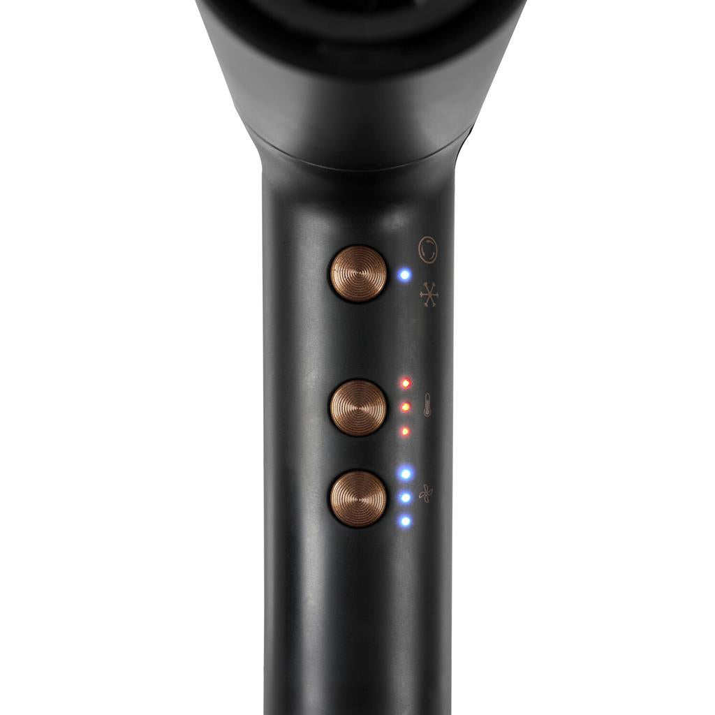 Princess Warmluftbürste Airstyler Pro 7-in-1 – 2000 W, Ionenfunktion – 1,8 m Kabellänge – Schwarz