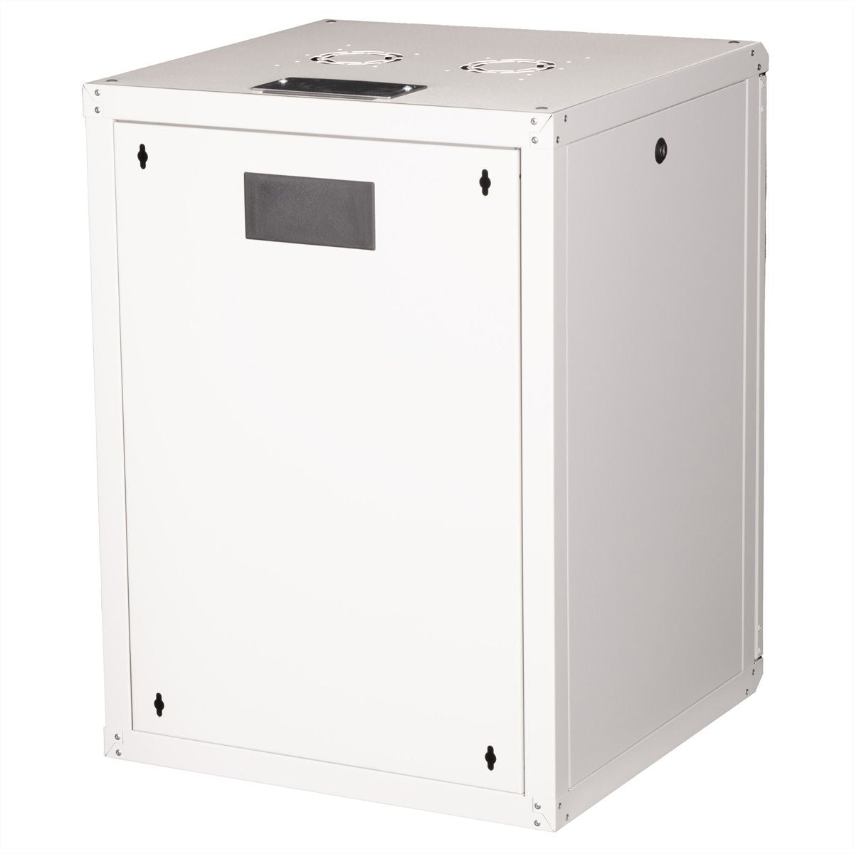 ROLINE Pro – 19" Wandverteiler 16U, IP20, abschliessbar, 600 × 600 × 818 mm, lichtgrau, Stahl