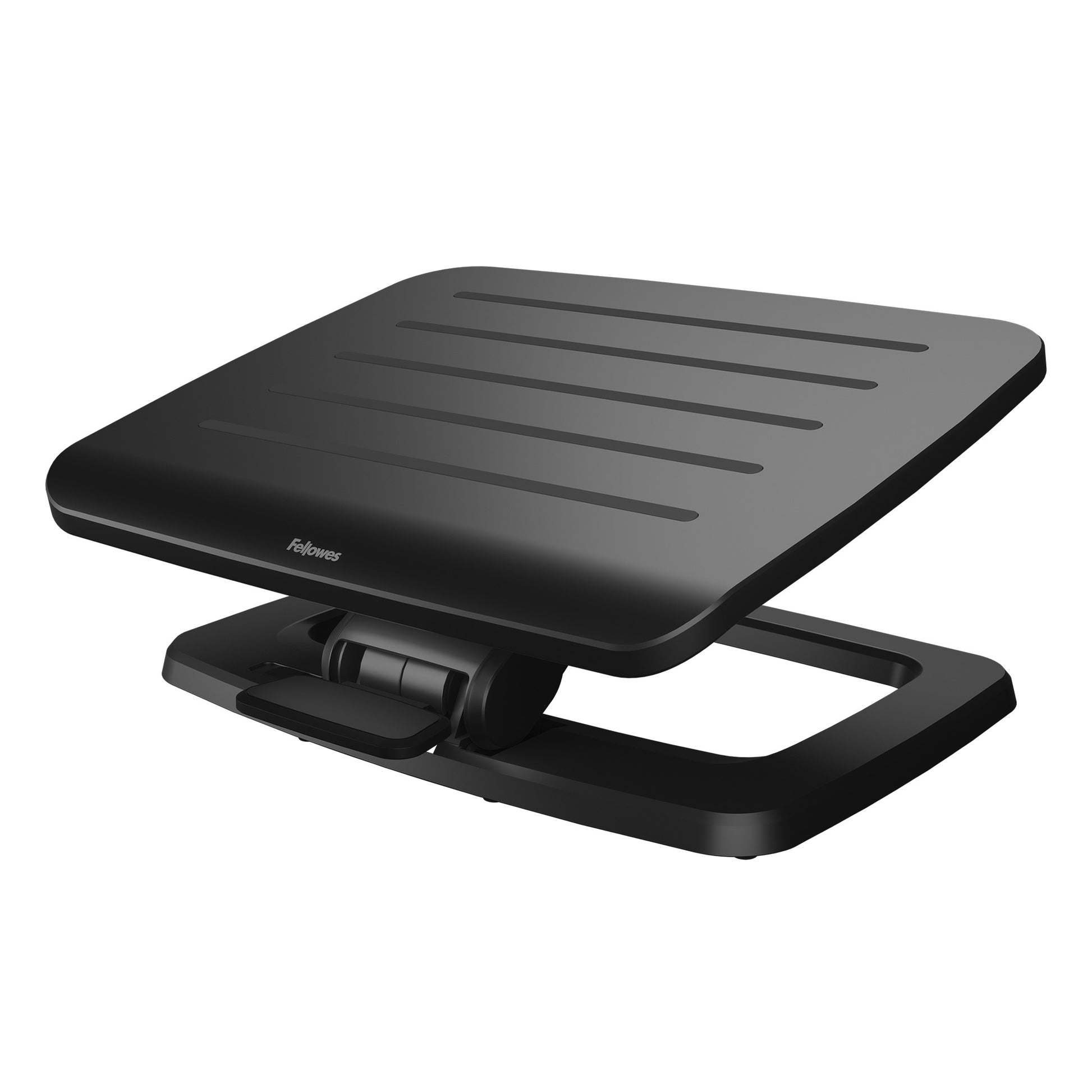 Fellowes Fussstütze Hana Lite – 45×36×17,5 cm, Höhenverstellbar 12–17,5/17,8–21,8 cm, Schwarz