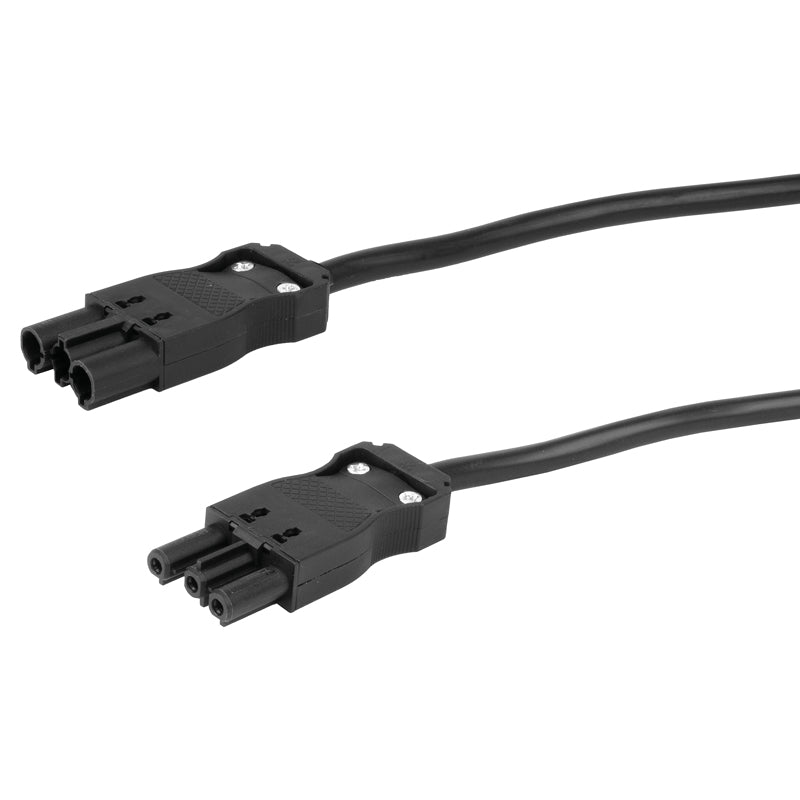Steffen Verlängerungskabel – GST18I3–GST18I3, 5 m, 3×1,5 mm², schwarz