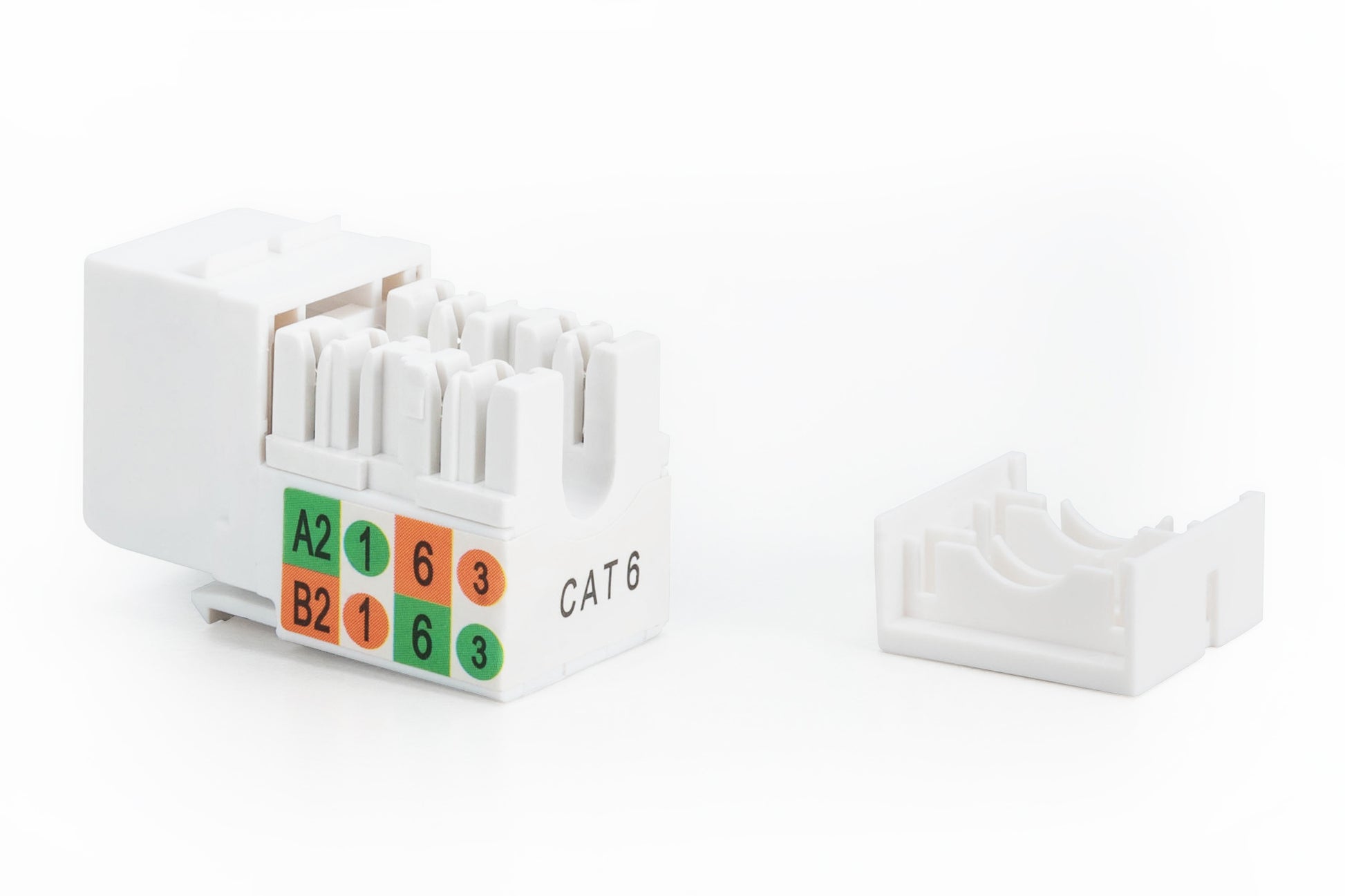 Digitus Keystone-Modul CAT 6 – ungeschirmt, RJ-45, Schwarz, 35×20×25 mm