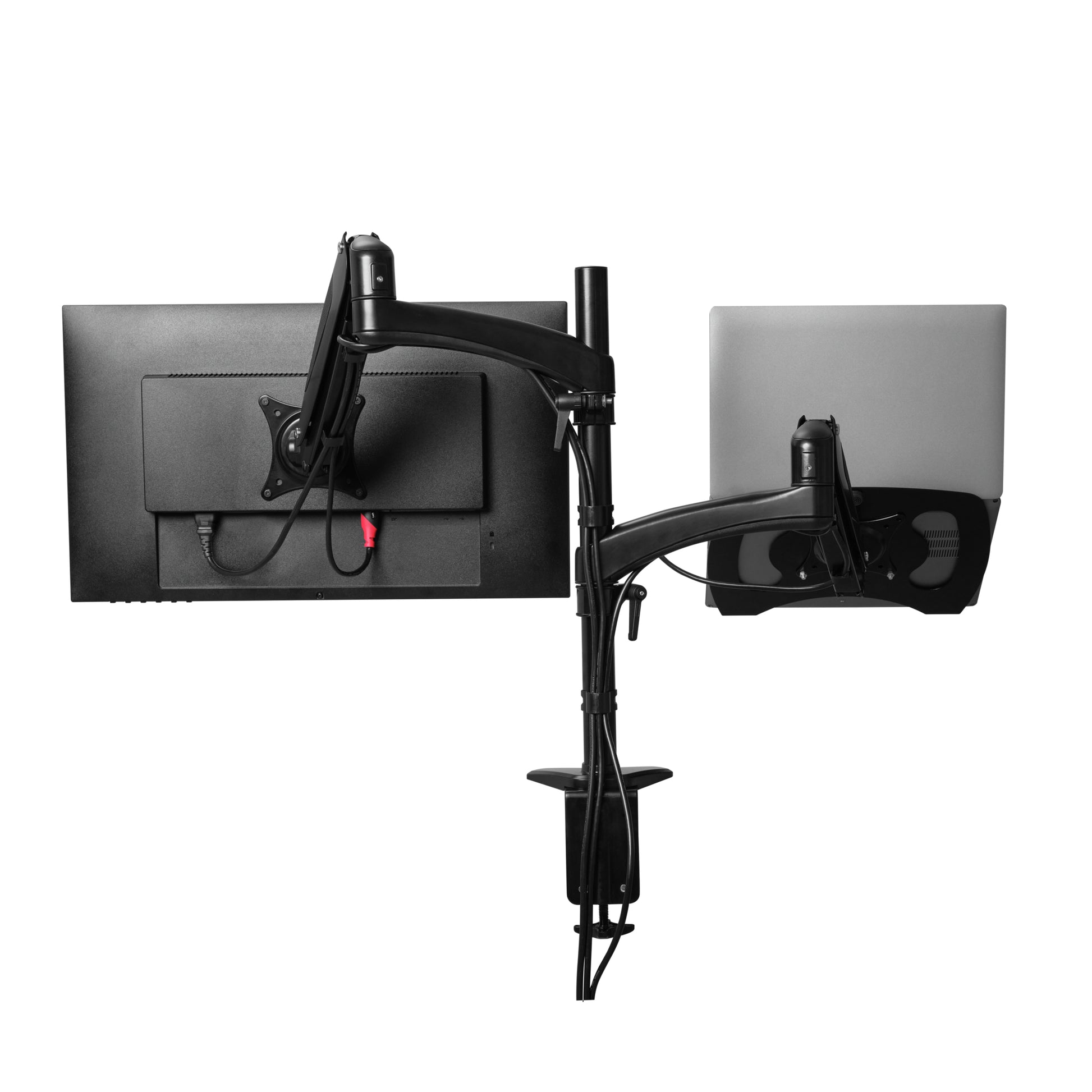 Trust Monta – Monitorarm, Dual, Tischklemme, bis 32", VESA 75 × 75/100 × 100 mm, 16 kg, höhenverstellbar