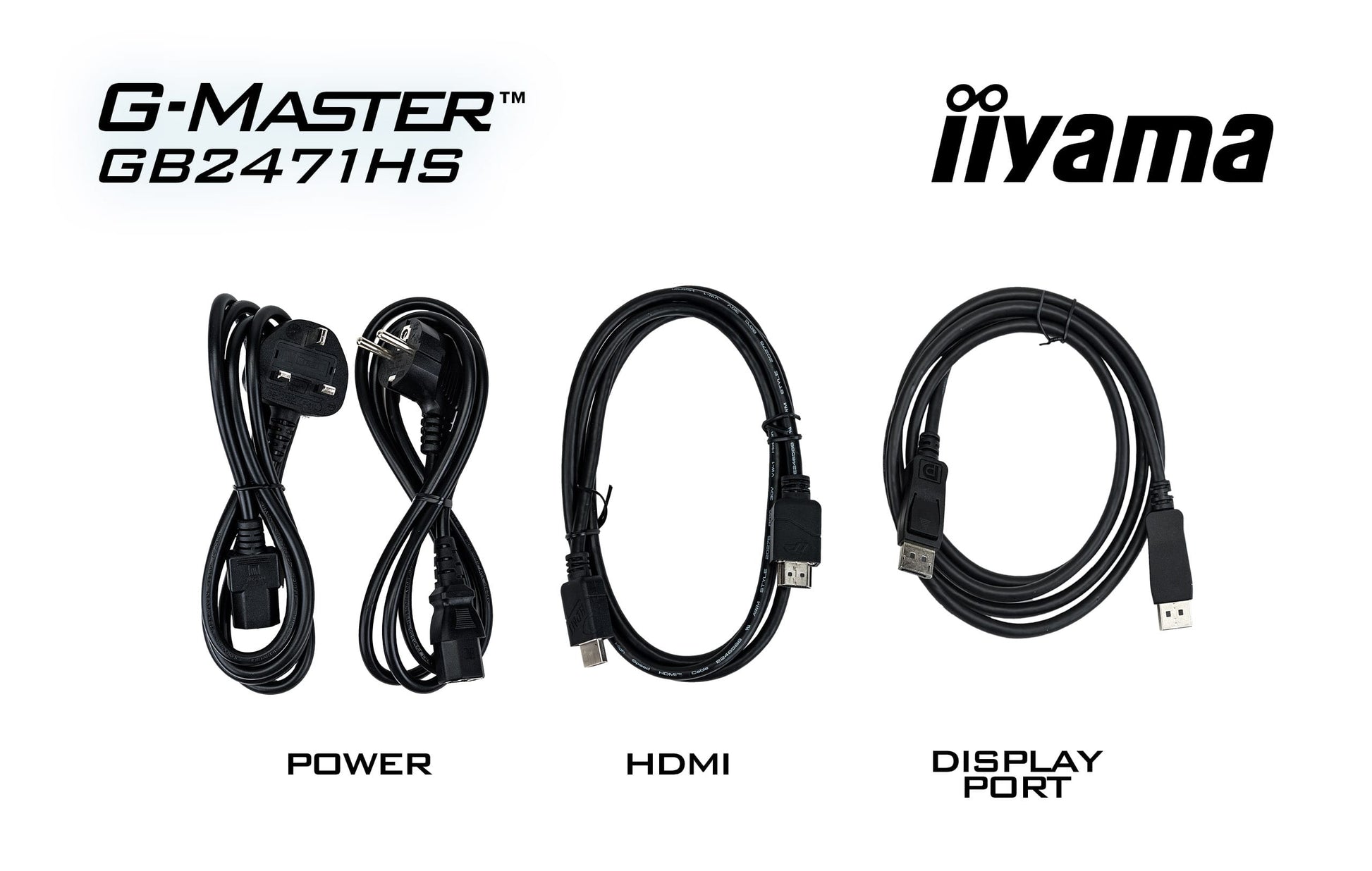 iiyama GB2471HS-B1 – Monitor, 24" 1920 × 1080 (Full HD), IPS, 180 Hz, 350 cd/m²
