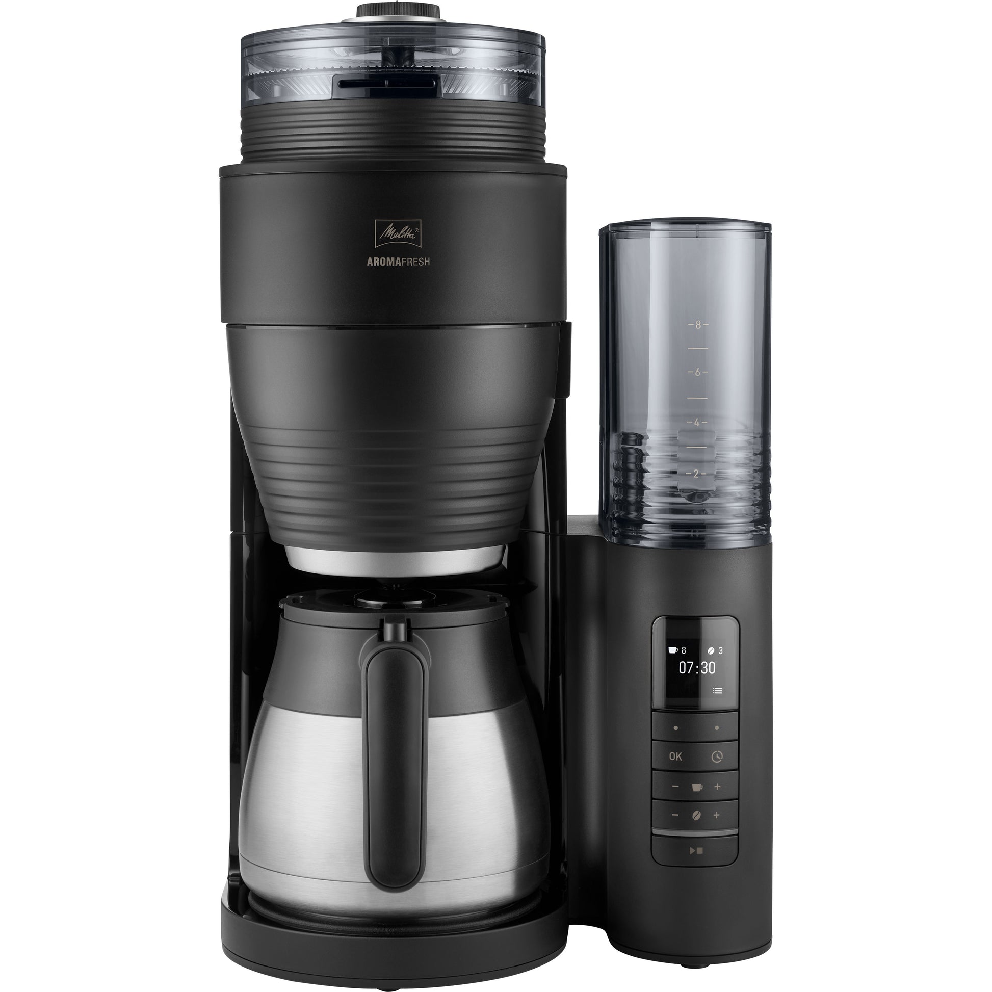 Melitta Aromafresh Therm Pro X Filterkaffeemaschine – 8 Tassen, Schwarz