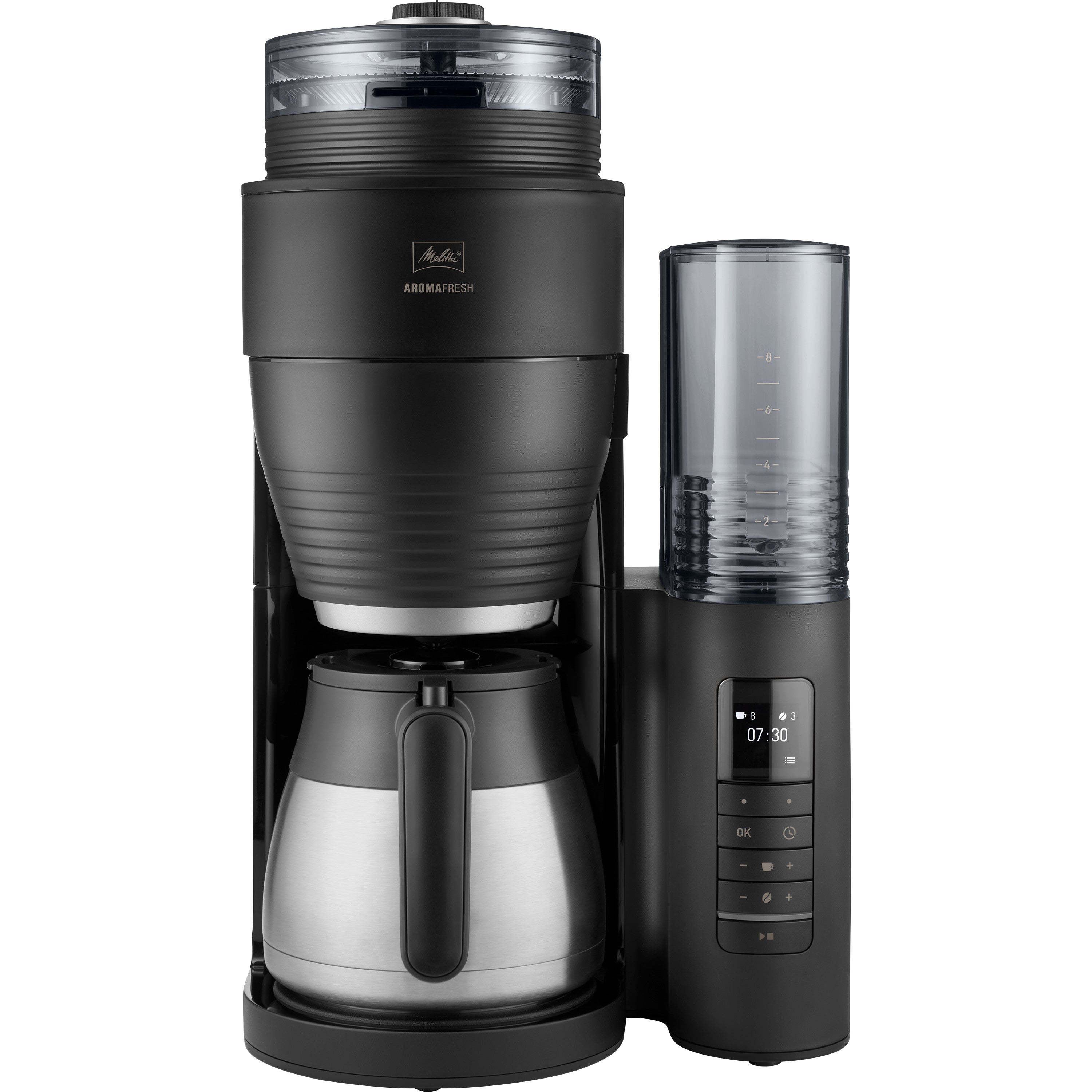 Melitta Aromafresh Therm Pro X Filterkaffeemaschine – 8 Tassen, Schwarz