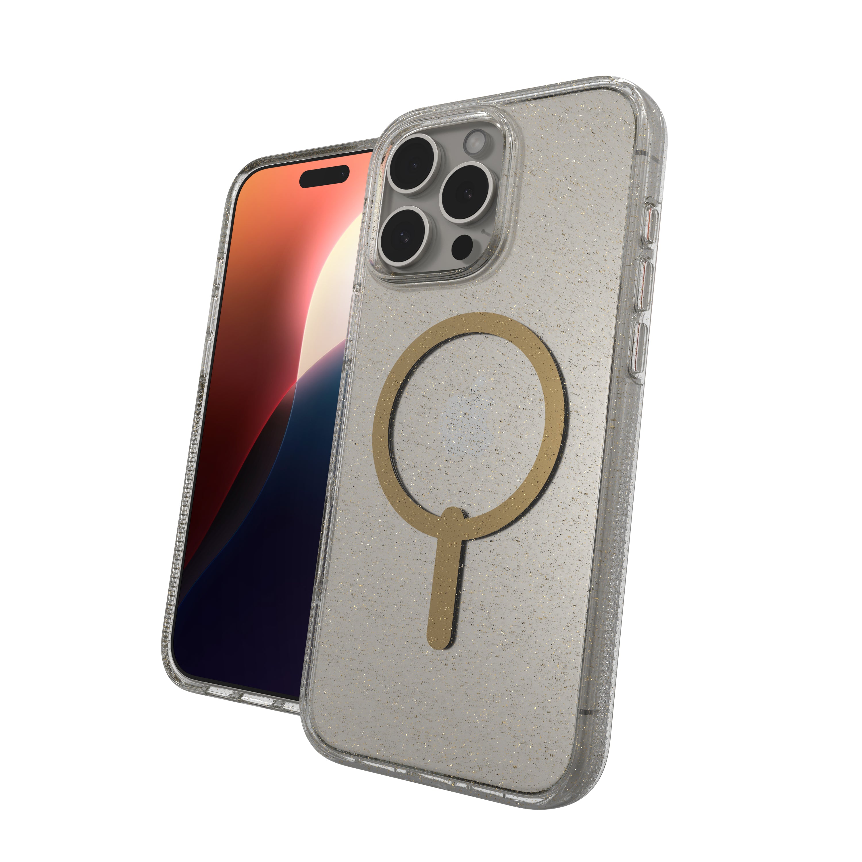 ZAGG Backcover Milan – für Apple iPhone 16 Pro Max – Gold Glitter