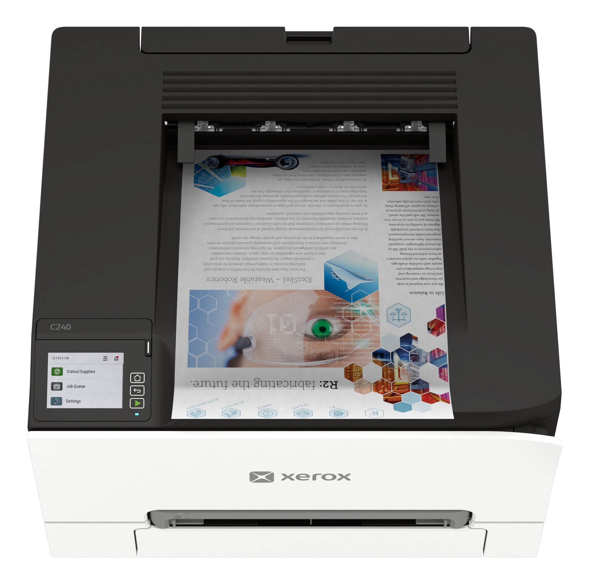 Xerox C240 Colour – A4, Duplex, WLAN, LAN, USB, 26 ppm, AirPrint, Mopria