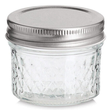 Zeller Present Vorratsdose 100 ml, Ø 7 × 6 cm, Glas, Transparent