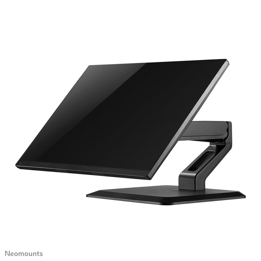 Neomounts FPMA D885BLACK – Tischhalterung, bis 32", VESA 75 × 75 mm, 10 kg, neigbar, schwarz