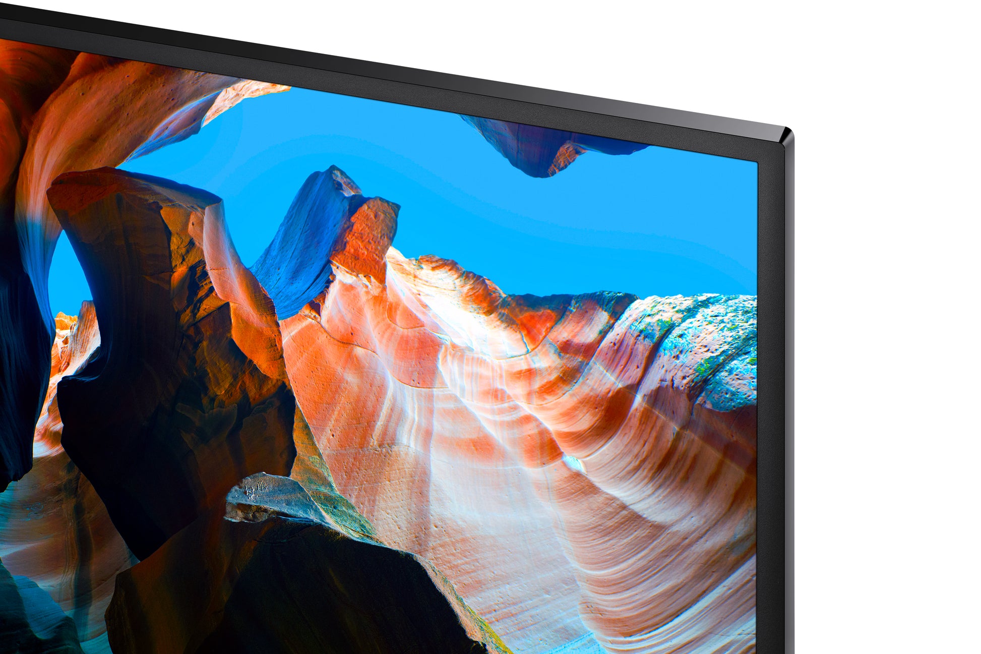 Samsung U32J590U – Monitor, 31,5" 3840 × 2160 (UHD 4K), VA, 60 Hz, 270 cd/m², FreeSync, VESA 100 × 100, Grau