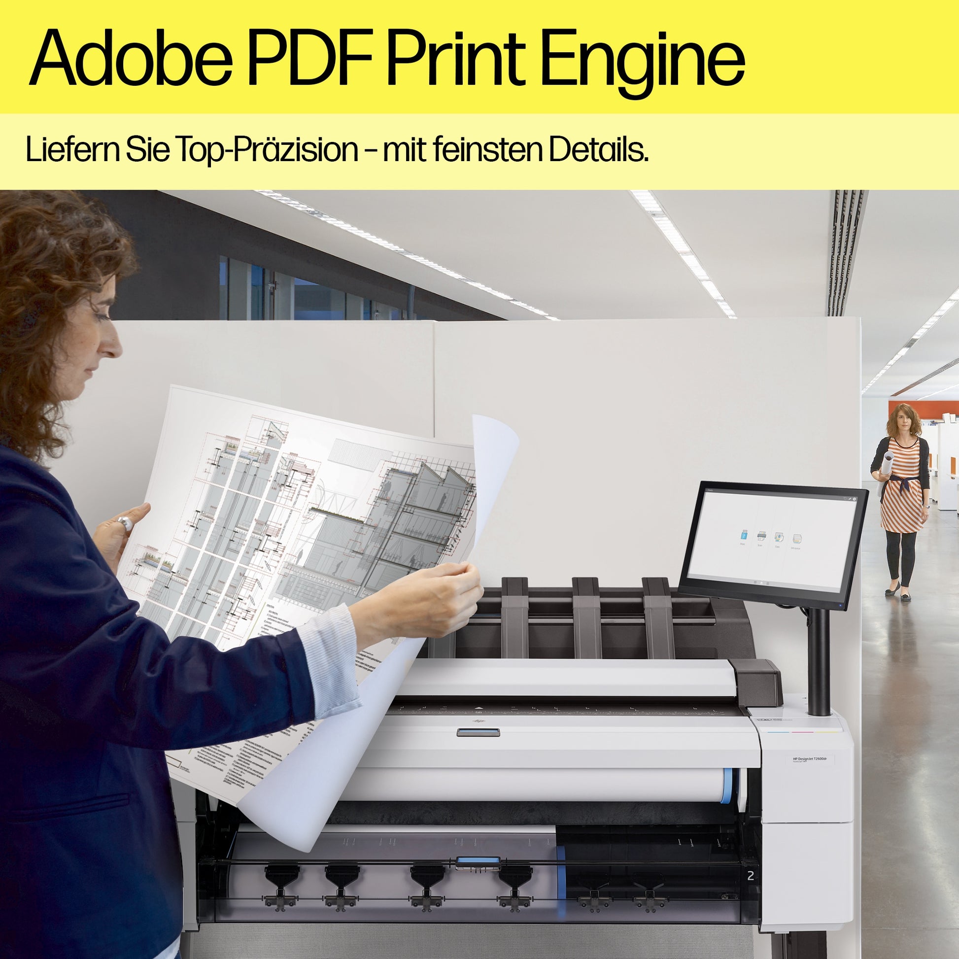 HP DesignJet T2600PS – Grossformat Tintenstrahl-MFP 36", 3-in-1