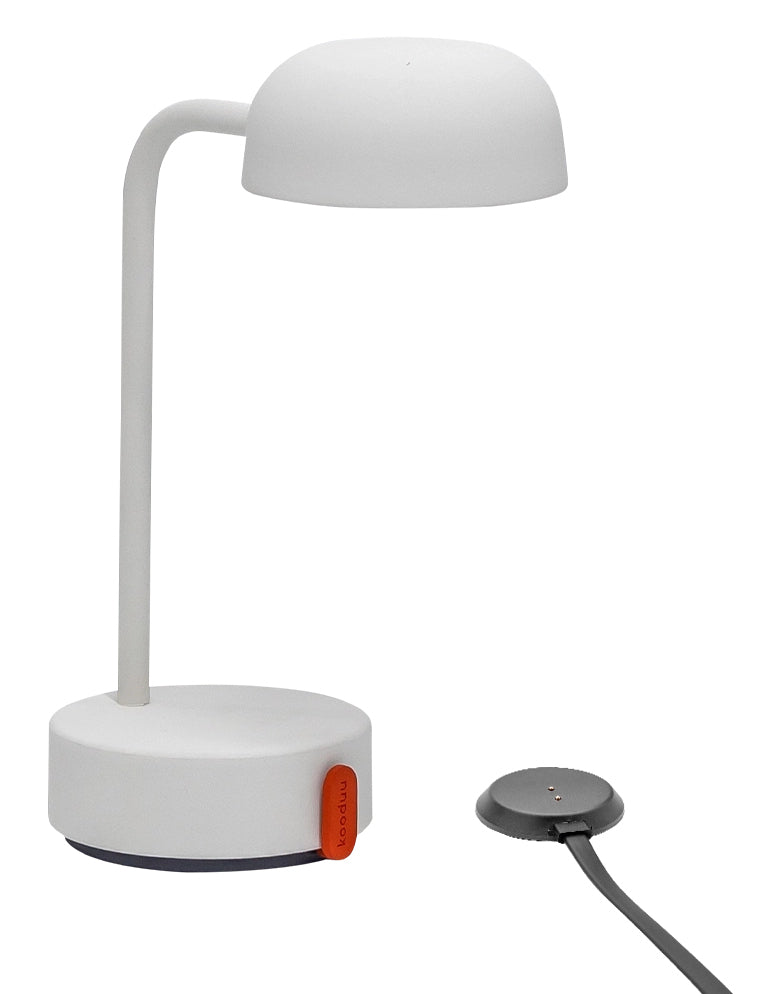 Kooduu Tischleuchte FOKUS – LED 1 W, 83 lm, 2700 K, dimmbar, Akku, USB – Weiss