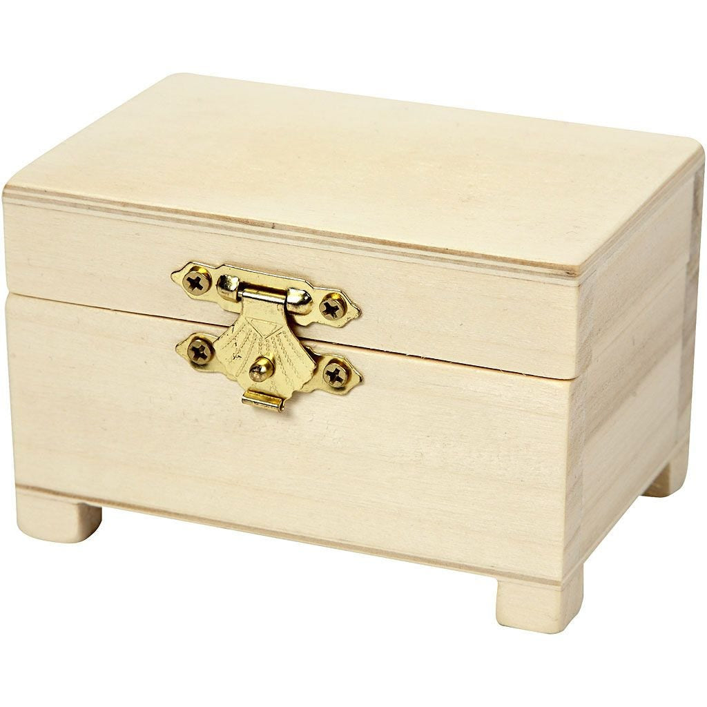 Creativ Company Geschenkbox Holz – 60 × 60 × 90 mm – 1 Stk.