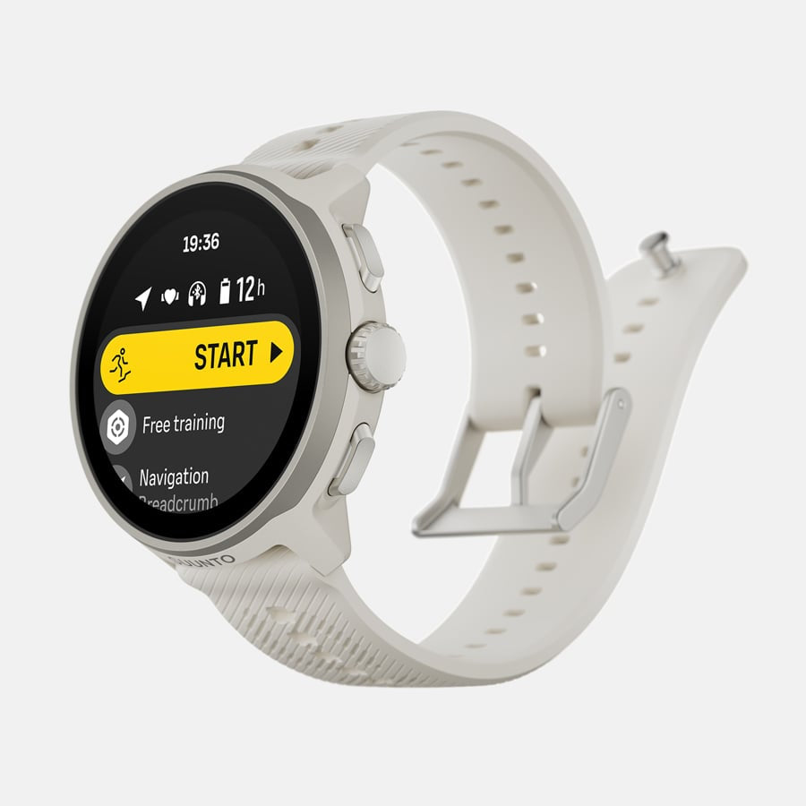 Suunto Run 46 mm GPS – Polyamid/Stahl Grau, Sportarmband, 50 m, für Android, iPhone