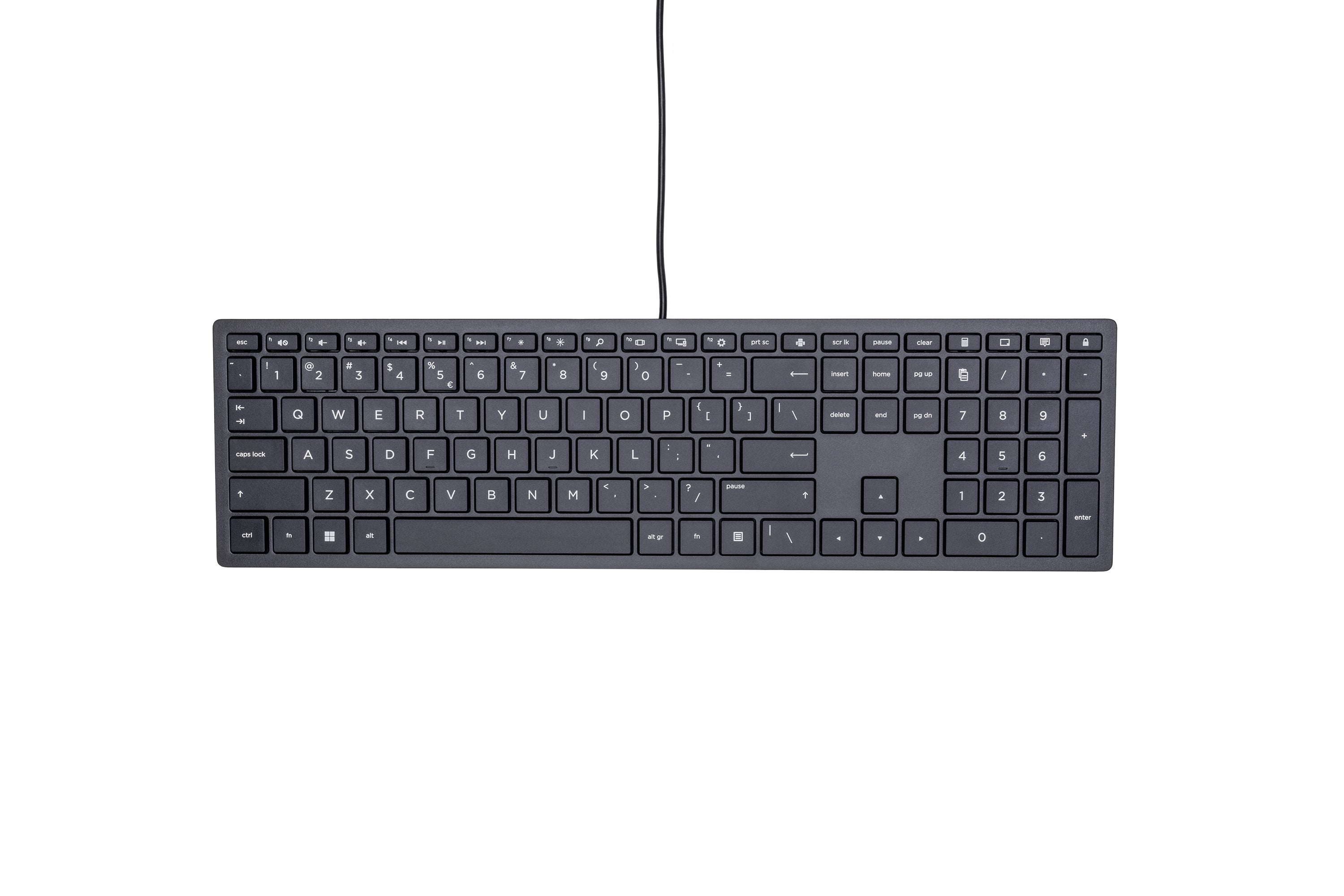 HP Pavilion 300 – Tastatur – mechanisch – kabelgebunden, USB – QWERTY – Schwarz