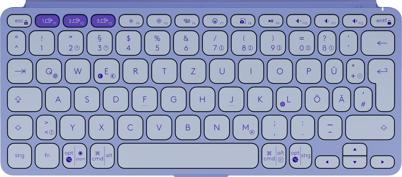 Logitech Keys-To-Go 2 – Tastatur, DE-Layout (DE), Lila