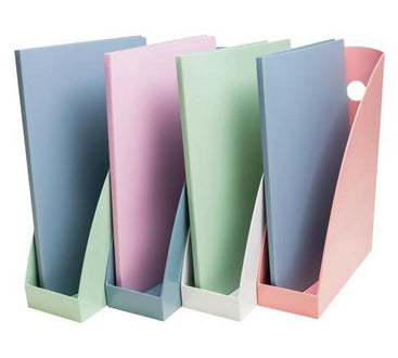 Exacompta Stehsammler – A4+ – Kunststoff – Salbeigrün – 82 × 266 × 305 mm