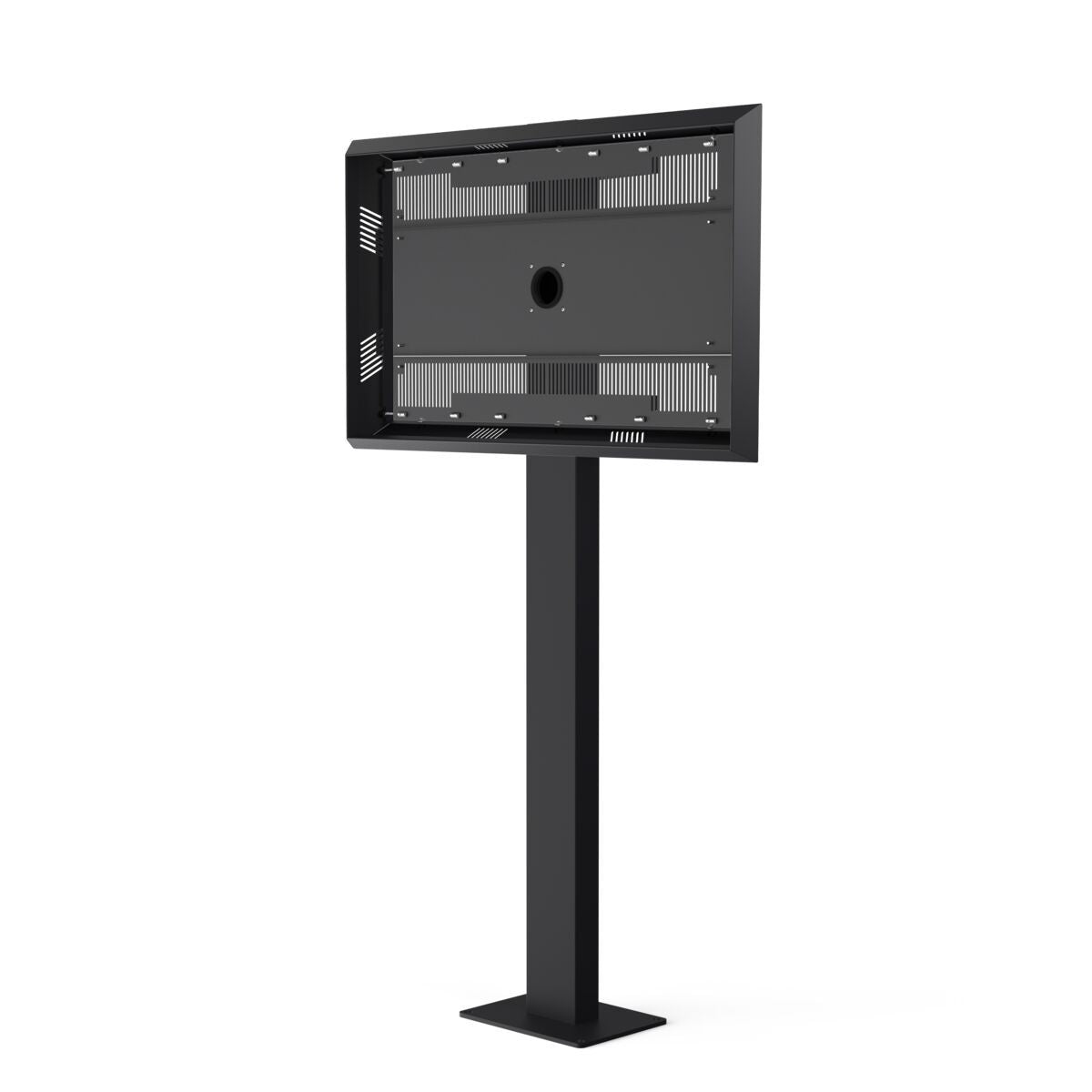 Vogel's Boden-Prospektständer OFMLG49XE4F – für LG 49XE4F, schwarz, 1233×203×2074 mm