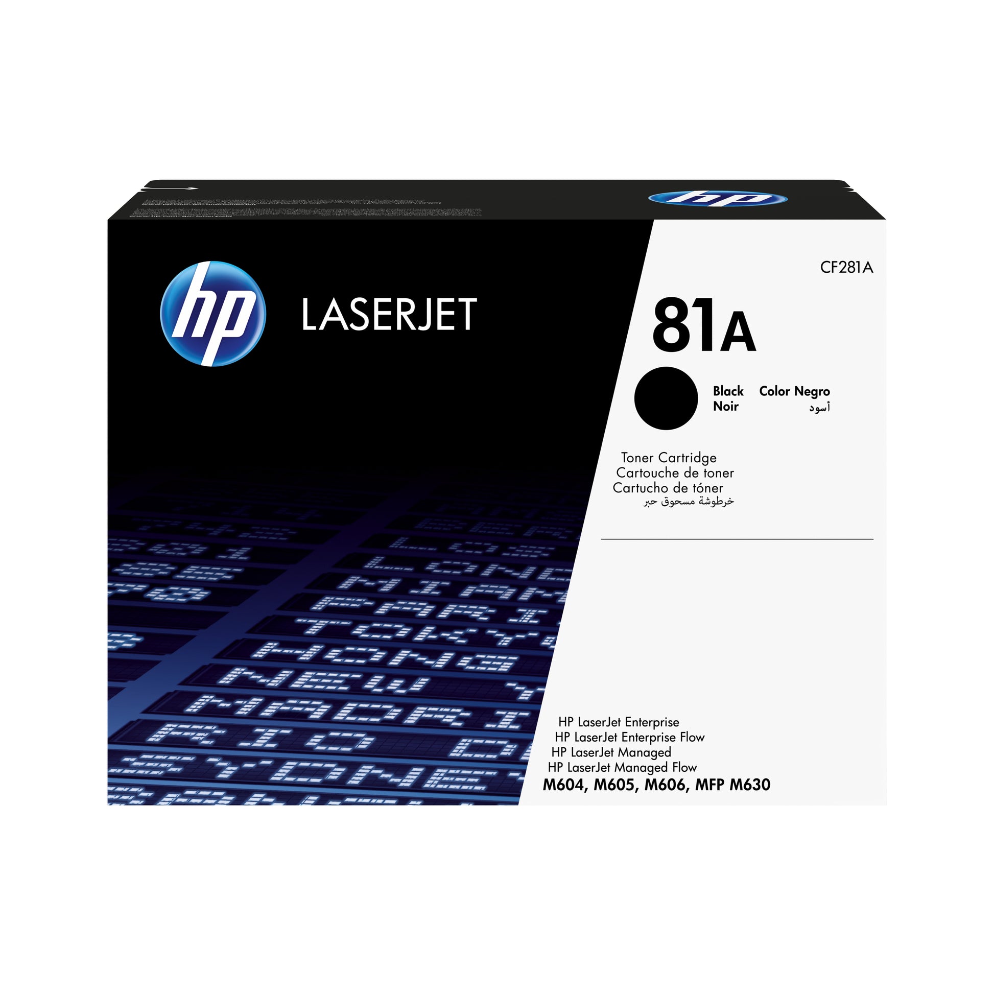 HP Toner 81A – schwarz, 10500 Seiten
