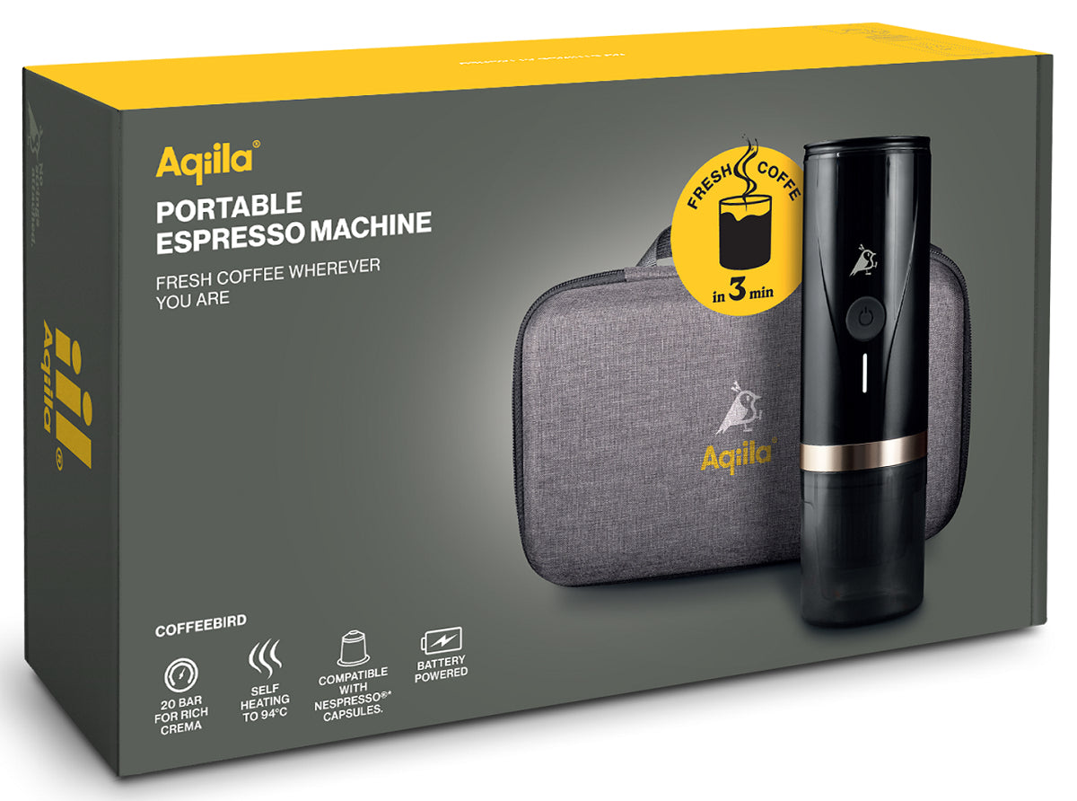Aqiila Kapselmaschine – für Nespresso, 0,1 l, 28,3 × 16,8 × 9,8 cm
