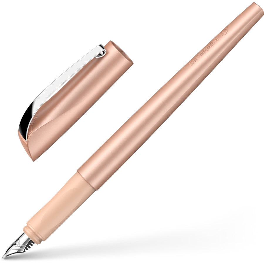 Schneider AG Schneider Callissima Kalligrafie – Bandzug 1,8 mm – für Rechts- & Linkshänder – Aprikose – Patronen