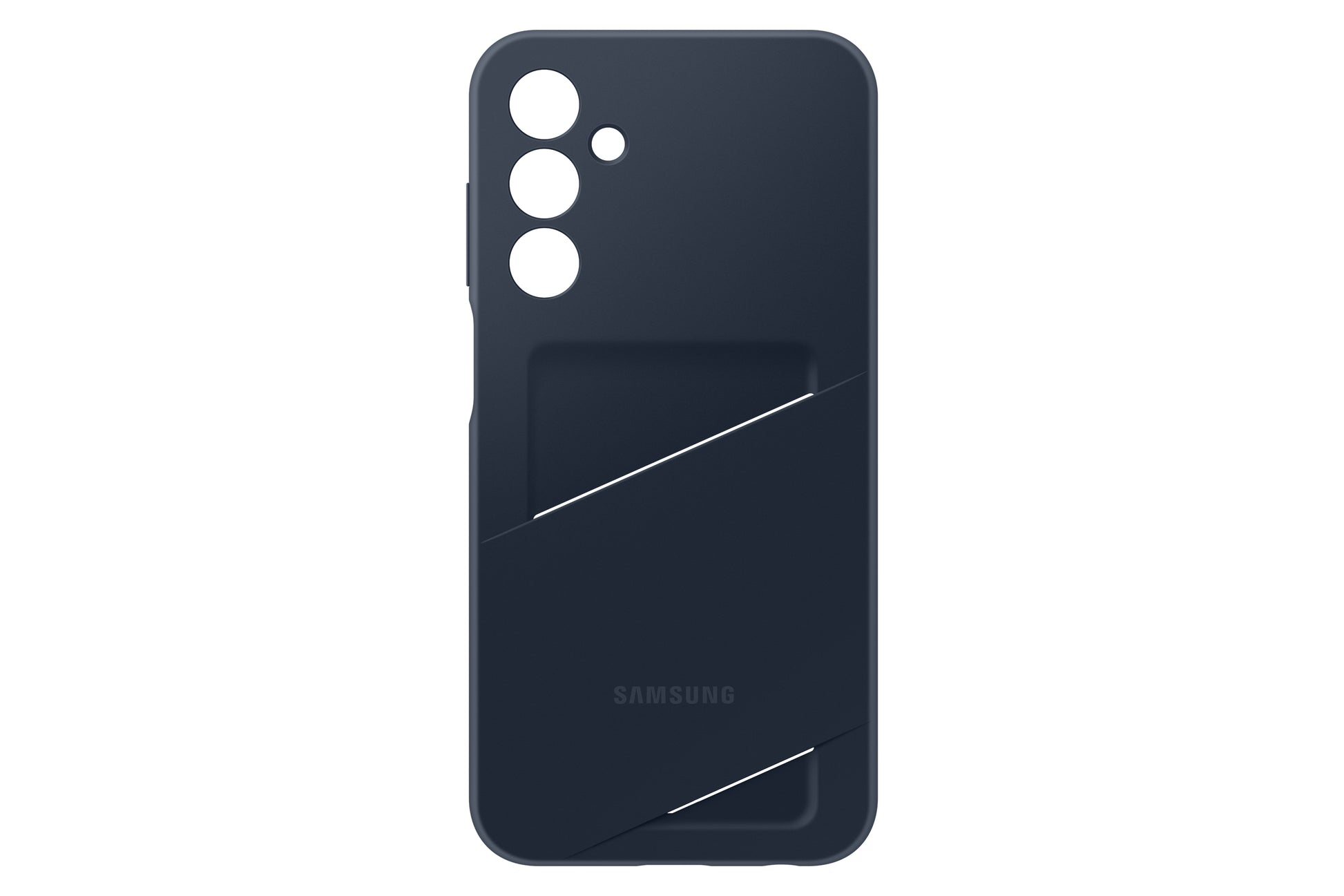 Samsung Backcover – für Samsung Galaxy A25 5G, mit Kartenfach, TPU, Schwarz/Blau, kratzresistent