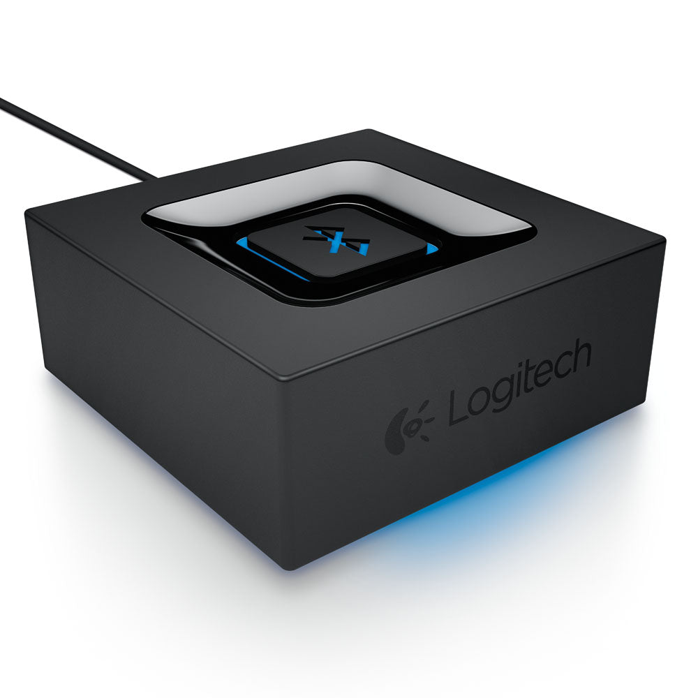 Logitech Bluetooth Audio Empfänger – Audio Adapter, 3,5 mm, Bluetooth 3.0, Schwarz