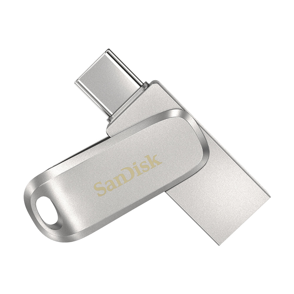 SanDisk Ultra Dual Drive Luxe USB-Stick – 256 GB, USB-C (USB 3.1 Gen 1), 150 MB/s