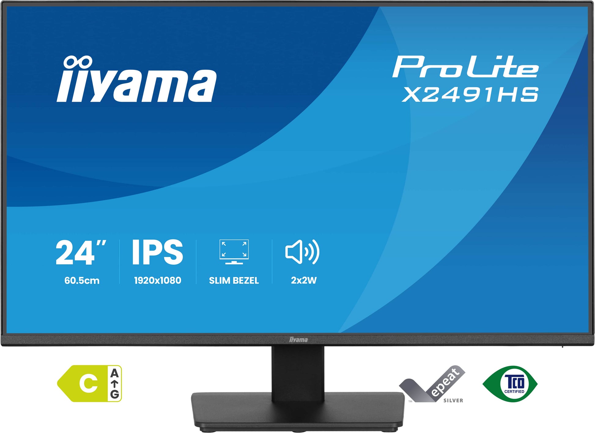 iiyama 24", 1920 × 1080 (Full HD), IPS