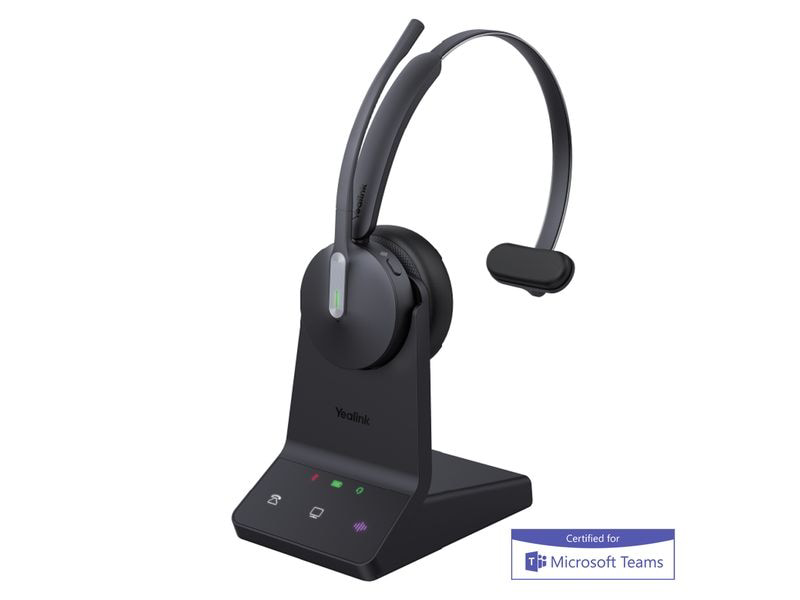 Yealink Wh64 – Mono Headset – Bluetooth, Micro-USB – Schwarz – Teams-kompatibel