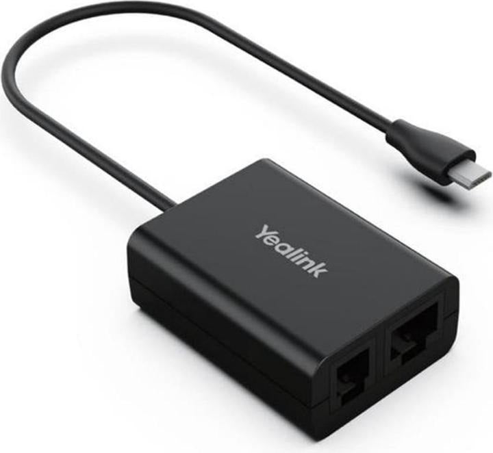 Yealink EHS62 – EHS-Adapter – Micro-USB-B/RJ-9 – für Yealink WH63 E2/WH64/WH68 – schwarz
