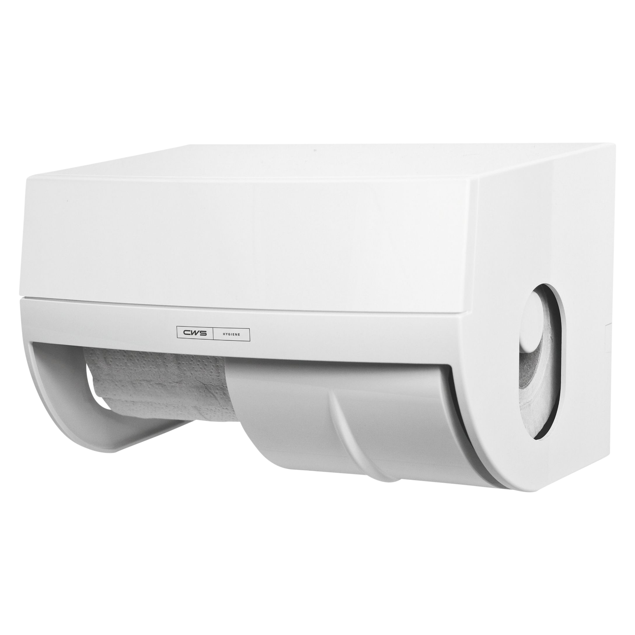 CWS ParadiseLine – Toilettenpapierspender – für 2 Rollen, abschliessbar, ohne Panel