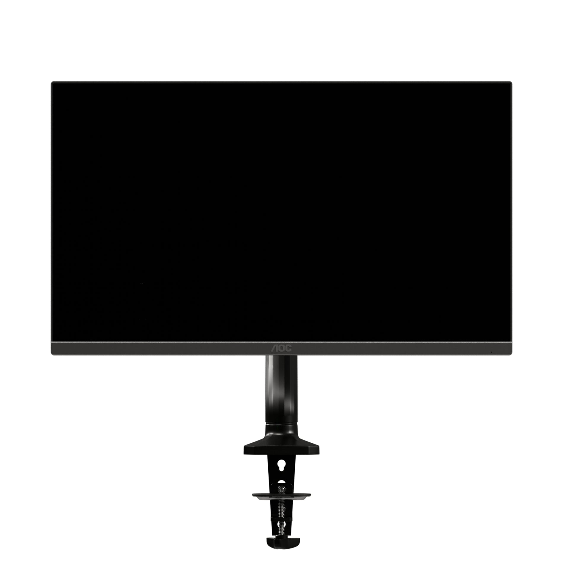 AOC AS110D0 – Monitorarm, Tischklemme – bis 32", VESA 75 × 75/100 × 100 mm, 9 kg, höhenverstellbar, schwarz