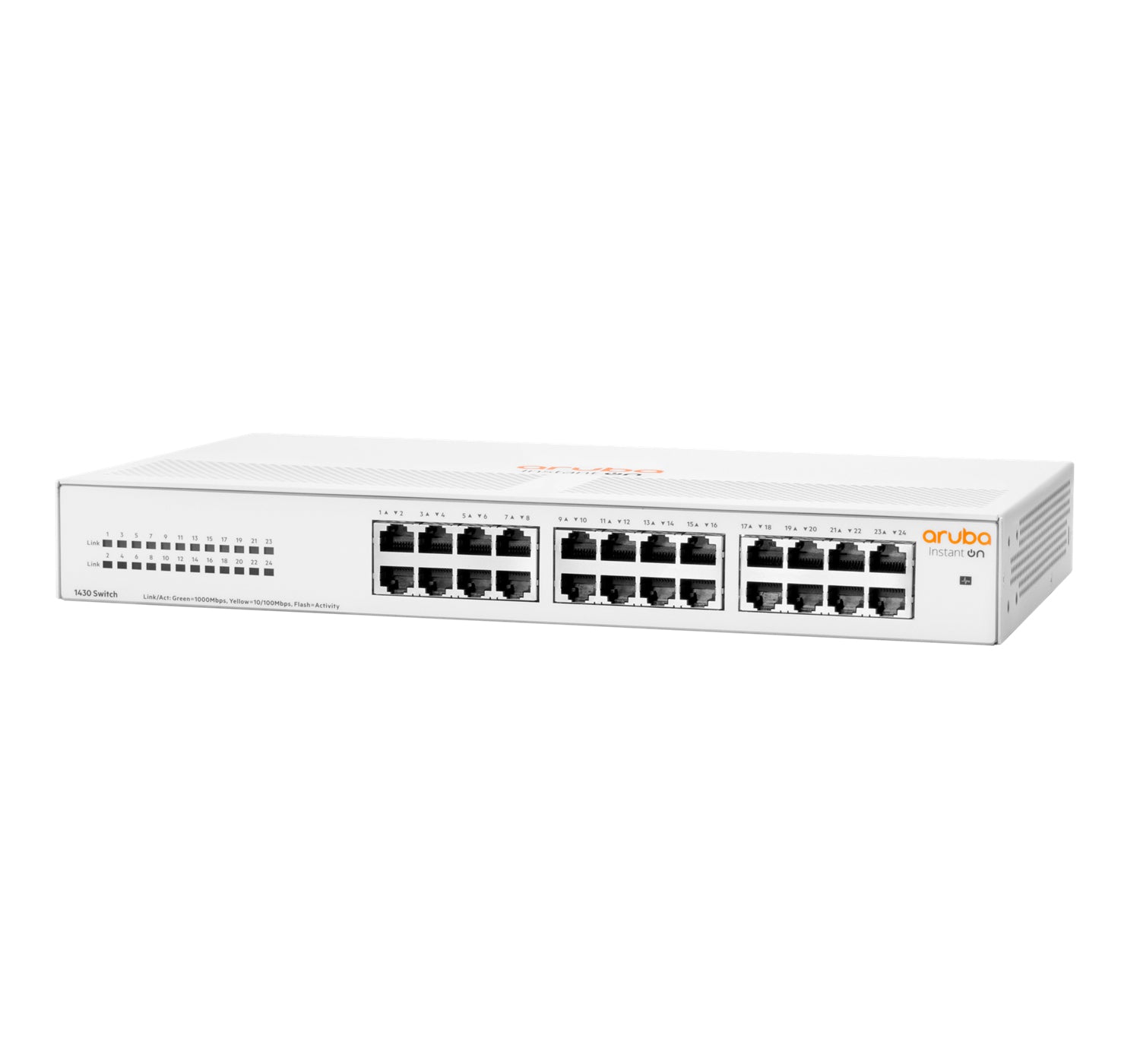 HPE Aruba Networking Instant On 1430 24G – Switch – 24×GbE, L2, 1U