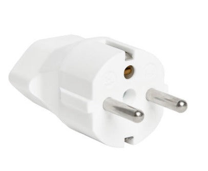 M. Schönenberger Schönenberger Reiseadapter Deutschland zu Schweiz – 1× Fassung, Typ 23, 230 V, 2300 W, 3-polig, Weiss