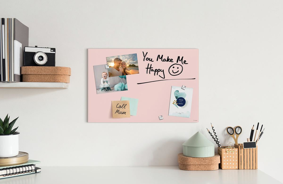 Sigel Whiteboard – 60 × 40 cm, Glas (matt), magnetisch, Wandmontage