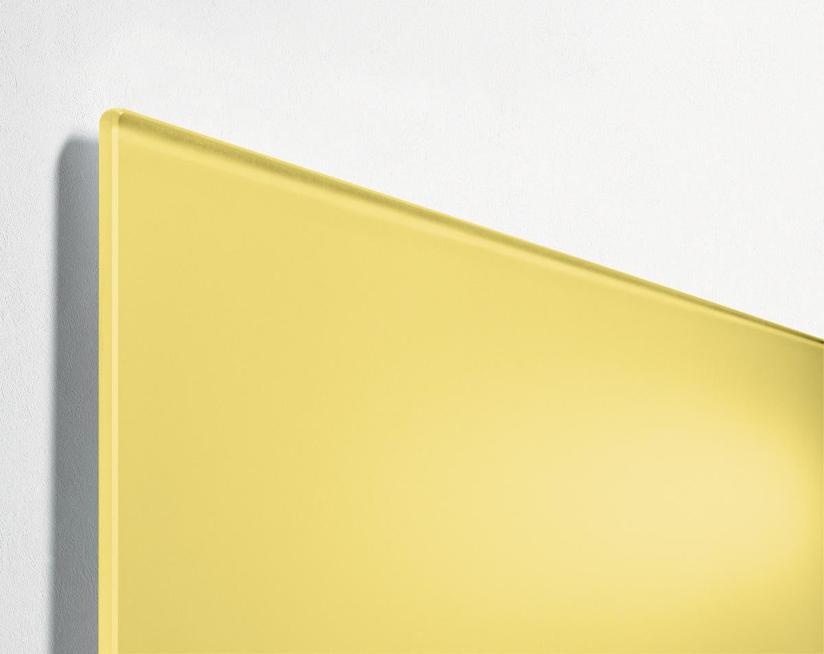 Sigel Whiteboard – 60 × 40 cm, Glas, magnetisch, Wandmontage, inkl. Magnete, Montagesatz